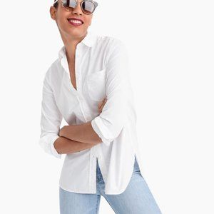 NWT J.Crew Factory White Classic Oxford Shirt